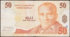 8.Emisyon 50 YTL B77 039380 Temiz