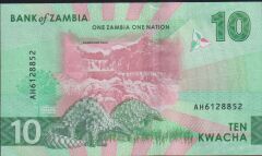 Zambia 10 Kwacha 2024 Çil