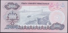 6.EMİSYON 3.TERTİP 1000 LİRA F81 713014 ÇİLALTI ÇİL