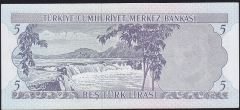 6.Emisyon 2.Tertip 5 Lira H46 068146 Çilaltı