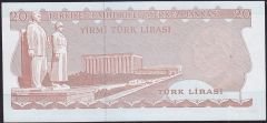 6.Emisyon 3.Tertip 20 Lira H30 637561 Çil
