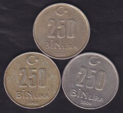 2002-03-04 Yılları 250 Bin Lira