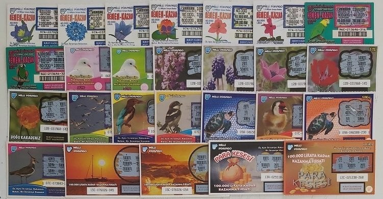 Kazı Kazan Bileti 26 Farklı Çeşit