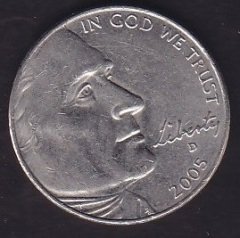 Amerika 5 Cent 2005 D Hatıra Ocean View