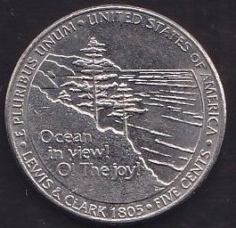Amerika 5 Cent 2005 D Hatıra Ocean View