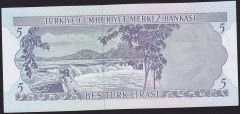 6.Emisyon 2.Tertip 5 Lira H44 107348 Çilaltı Çil