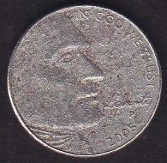 Amerika 5 Cent 2005 P Hatıra Bizon