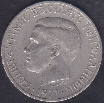 YUNANİSTAN 5 DRAHMİ 1971