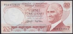6.EMİSYON 3.TERTİP 20 LİRA H04 172815 ÇİLALTI ÇİL