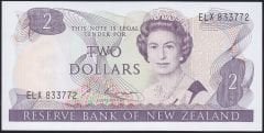Yeni Zelanda 2 Dolar 1981 -1992 Çil Pick 170b