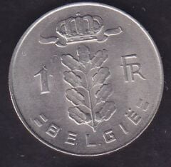 Belçika 1 Frank 1973 Belgie