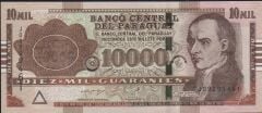 Paraguay 10000 Guaranies 2022 Çil Pick 238A