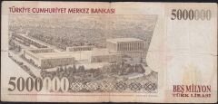 7.Emisyon 5 000 000 Lira B67 499831 Temiz