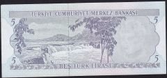 6.Emisyon 2.Tertip 5 Lira H41 221160 Çilaltı