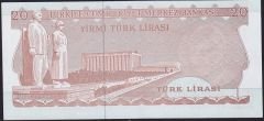 6.Emisyon 3.Tertip 20 Lira H21 685593 Çil