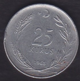 1965 YILI 25 KURUŞ