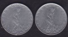 1962 Yılı 2.5 Lira (Ters Düz Takım)