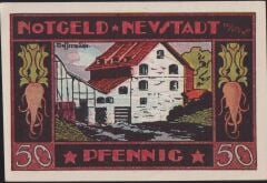 Almanya 50 Pfennig Notgeld 1921 Çil