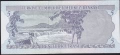 6.Emisyon 2.Tertip 5 Lira H40 350530 Çilaltı