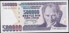 7.Emisyon 4.Tertip 500000 Lira I88 351223 Çilaltı Çil