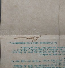 Şirket - Parma Şirketine ait 1931 tarihli Filigranlı Kağıt Yazışma
