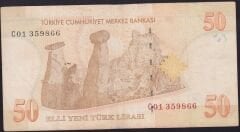 8.Emisyon 50 YTL C01 359866 Çok Temiz