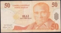 8.Emisyon 50 YTL C01 359866 Çok Temiz