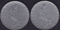 1963 Yılı 2.5 Lira (Ters Düz Takım)