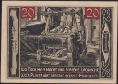 Almanya 20 Pfennig Notgeld 1921 Çil