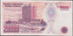 7.Emisyon 1.Tertip 20000 Lira B69 049799 Çok Çok Temiz