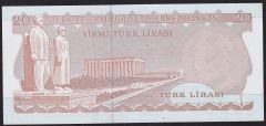 6.Emisyon 3.Tertip 20 Lira H18 897886 Çilaltı Çil