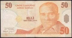8.Emisyon 50 YTL C02 828160 Çok Temiz