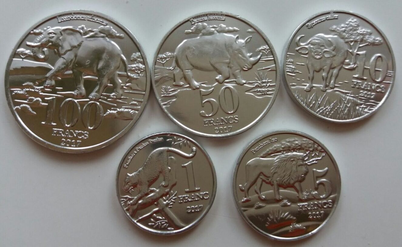 Katanga Madeni Para Seti 2017 Çilaltı Çil