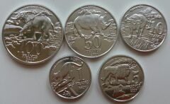 Katanga Madeni Para Seti 2017 Çilaltı Çil