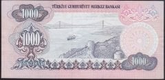 6.EMİSYON 3.TERTİP 1000 LİRA F65 981600 ÇÇT ÇİLALTI