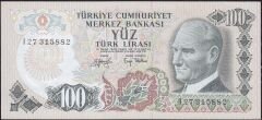 6.Emisyon 2.Tertip 100 Lira I27 315882 Çil
