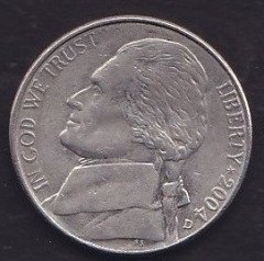 Amerika 5 Cent 2004 D Hatıra Lousiana Purchase