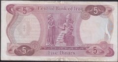 IRAK 5 DİNAR 1973 ÇOK TEMİZ