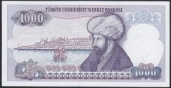 7.EMİSYON 2.TERTİP 1000 LİRA F63 967190 ÇİL