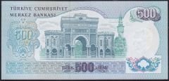 6.Emisyon 2.Tertip 500 Lira Z91 394003 Çilaltı Çil