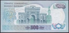 6.Emisyon 2.Tertip 500 Lira Z91 394003 Çilaltı Çil