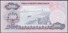 6.EMİSYON 3.TERTİP 1000 LİRA F61 903718 ÇİLALTI ÇİL