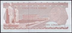 6.Emisyon 3.Tertip 20 Lira H14 694018 Çok Çok Temiz+