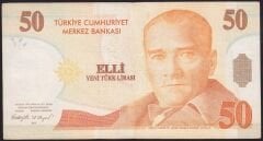 8.Emisyon 50 YTL C04 789419 Çok Temiz