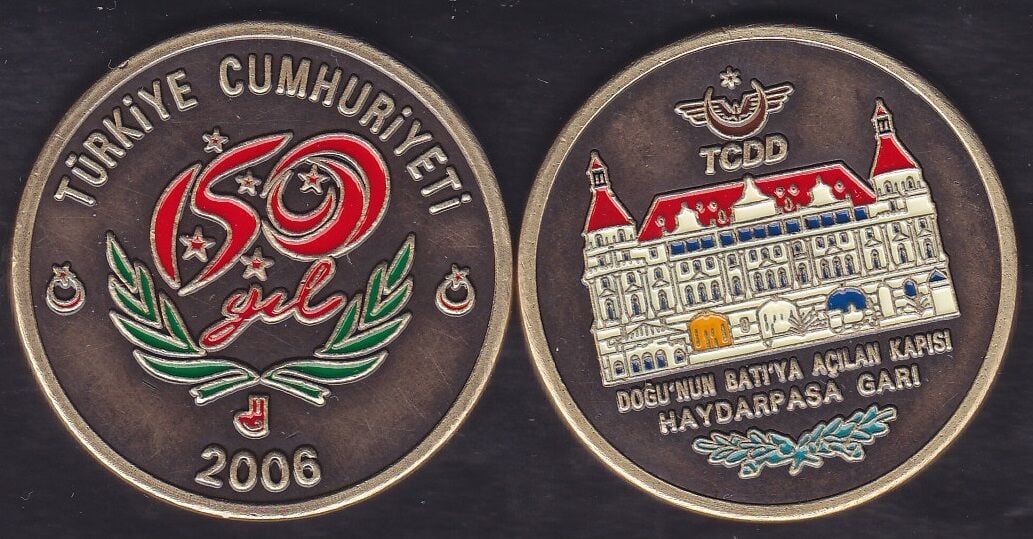 Haydarpaşa Garı Madalya 43 mm