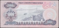 6.EMİSYON 3.TERTİP 1000 LİRA F58 533869 ÇOK TEMİZ (DÜZLENMİŞ)
