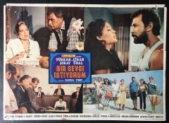 TÜRKAN ŞORAY - CİHAN ÜNAL - BİR SEVGİ İSTİYORUM - HALİYLE - LOBİ KARTI