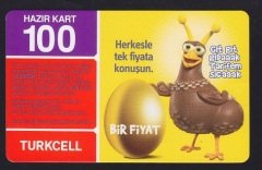 TURKCELL HAZIR KART 100 KONTÖR BİR FİYAT SKT 2009