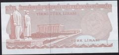 6.Emisyon 3.Tertip 20 Lira H10 225004 Çilaltı Çil