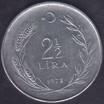 1978 YILI 2.5 LİRA